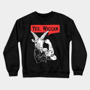 Yes Wiccan Crewneck Sweatshirt